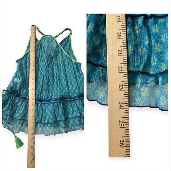 Poupette St Barth Bety printed silk top, New with tags, Size XS - Picture 14 of 16